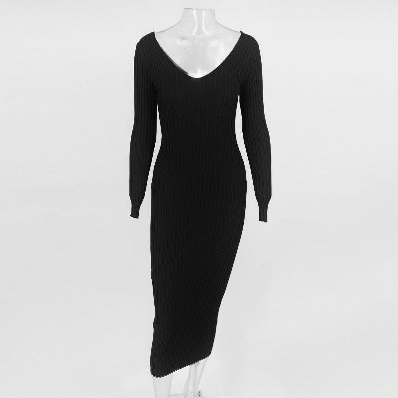 Sexy Off The Shoulder Knitting Dresses for Women