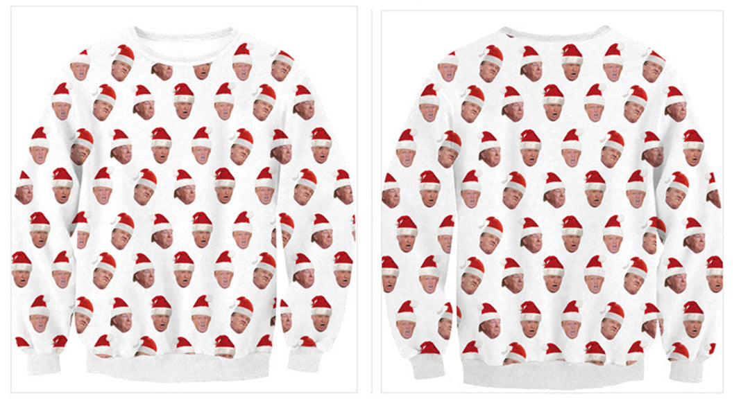 Merry Christmas 3D Print Pullover Hooides