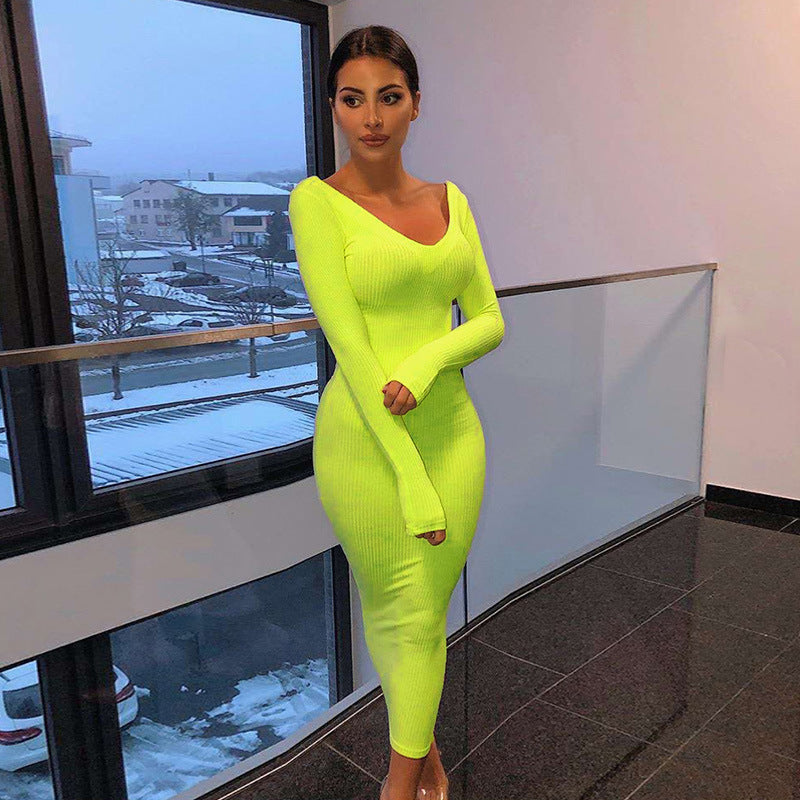 Sexy Off The Shoulder Knitting Dresses for Women
