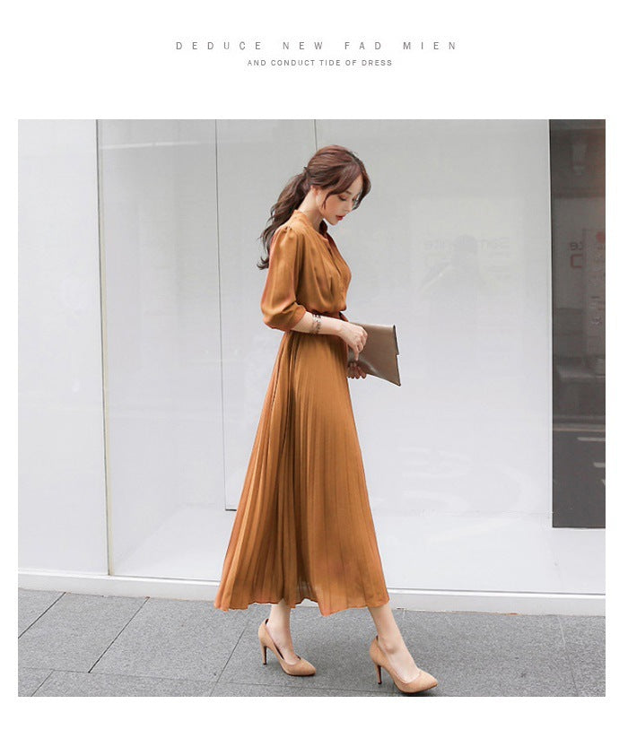 Elegant Chiffon Holiday Dresses with Long Sleeves