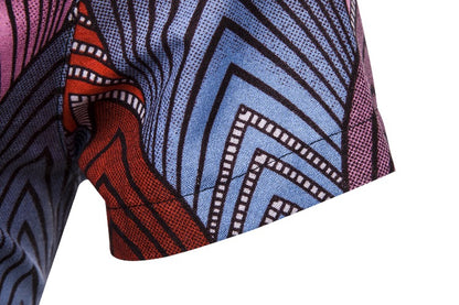 Ethnic Style Men‘s Short Sleeves Shirts