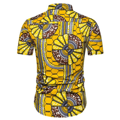 Ethnic Style Men‘s Short Sleeves Shirts