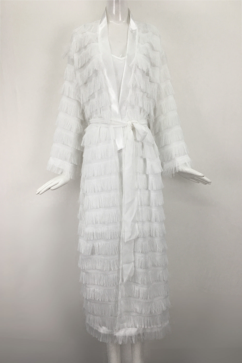 Gorgeous Tassels Plus Sizes Crdigan Overcoat Dresses