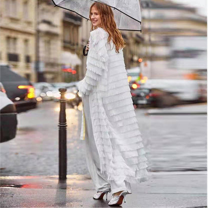 Gorgeous Tassels Plus Sizes Crdigan Overcoat Dresses