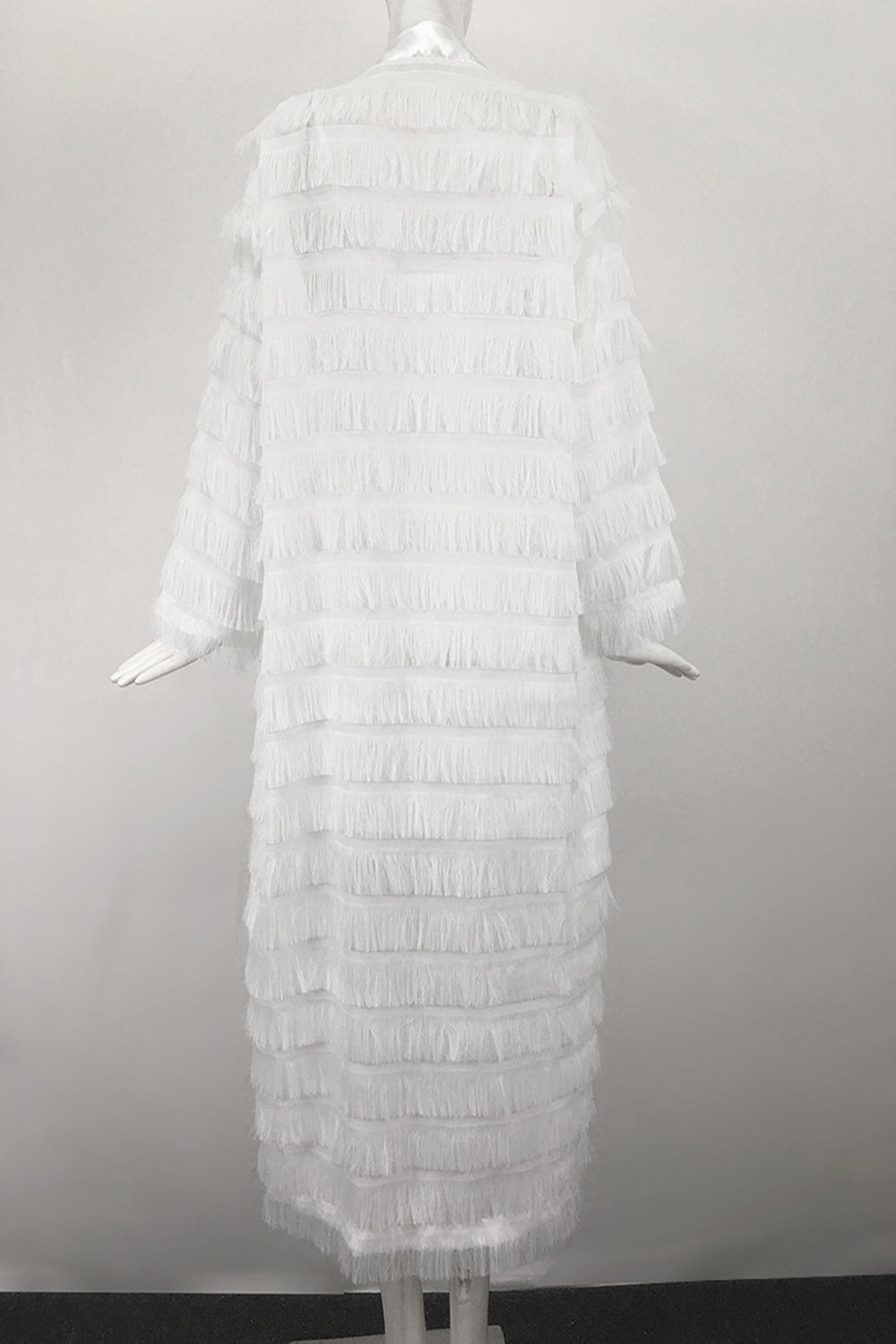 Gorgeous Tassels Plus Sizes Crdigan Overcoat Dresses