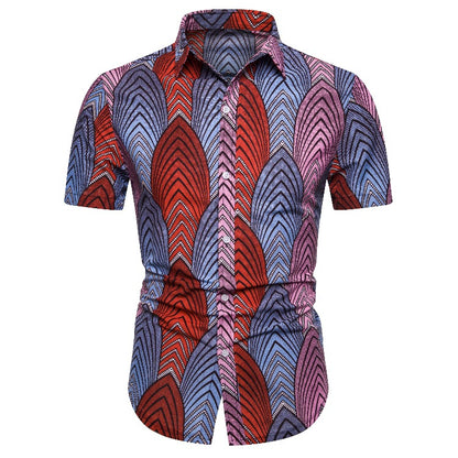 Ethnic Style Men‘s Short Sleeves Shirts