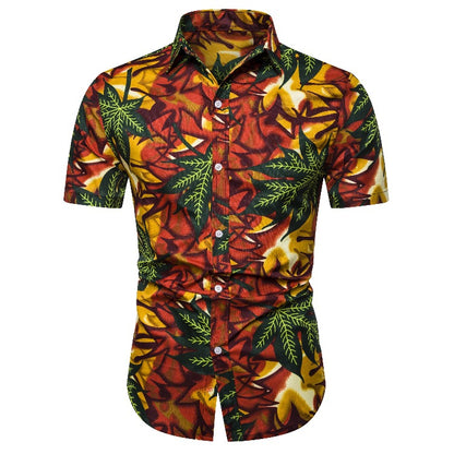 Ethnic Style Men‘s Short Sleeves Shirts