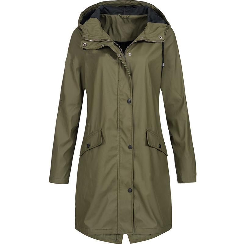 Women Outdoor Plus Size Fall Overcoats-STYLEGOING