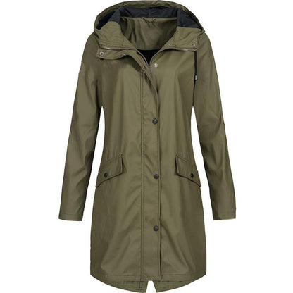 Women Outdoor Plus Size Fall Overcoats-STYLEGOING