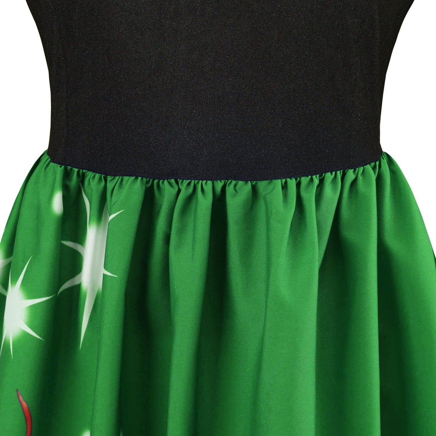 Merry Christmas Sled Round Neck Long Sleeves Women Dresses-STYLEGOING