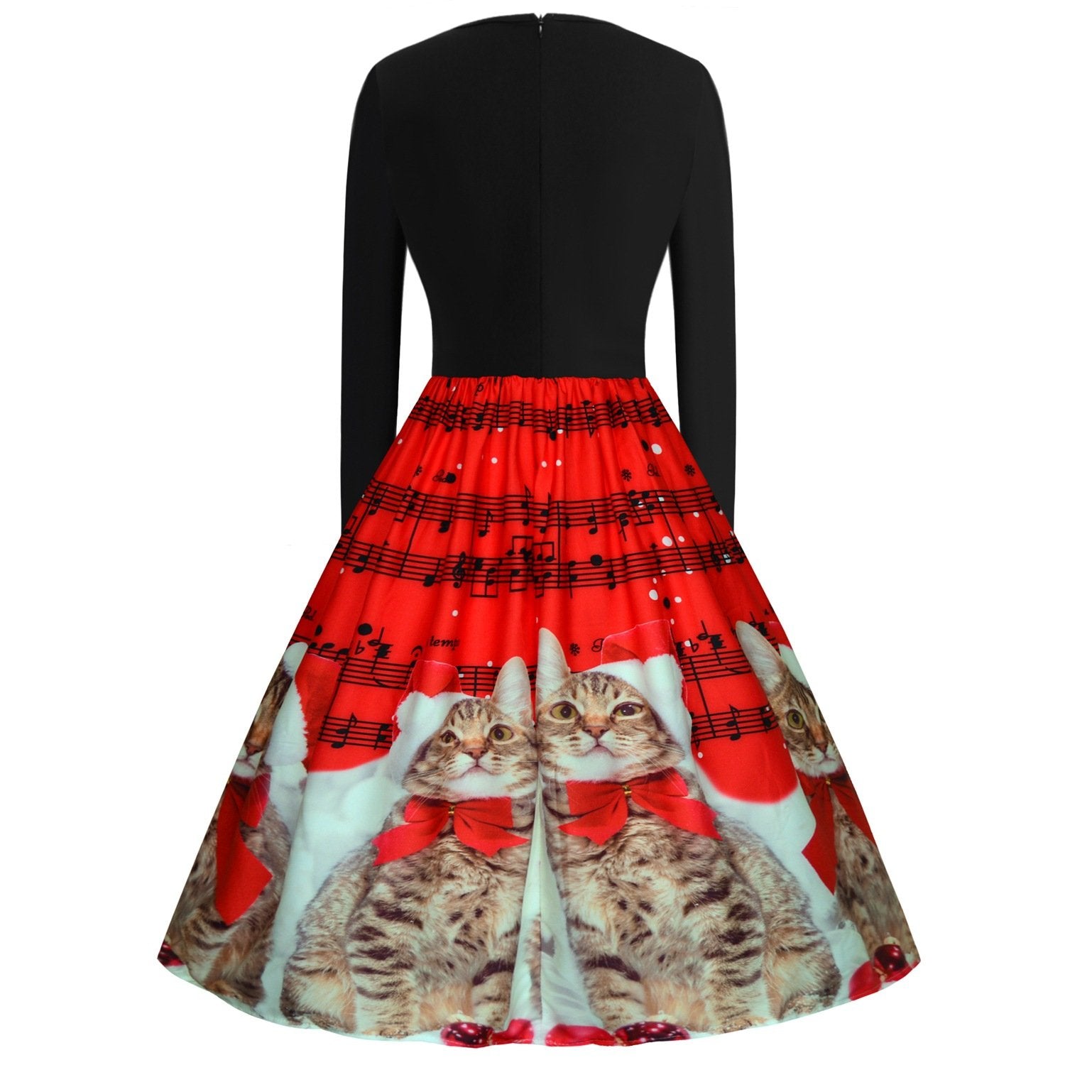 Women Long Sleeves Musical Not Christmas Witner Dresses-STYLEGOING