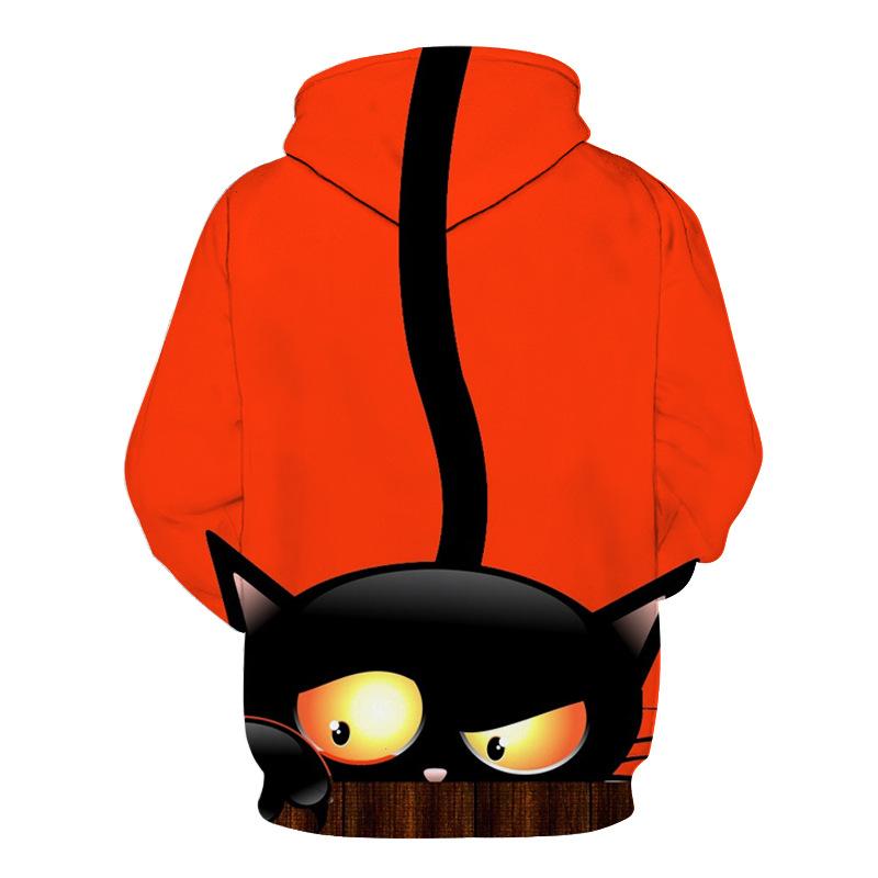 Lovely 3D Pumpkin Halloween Pullover Hoodies-STYLEGOING