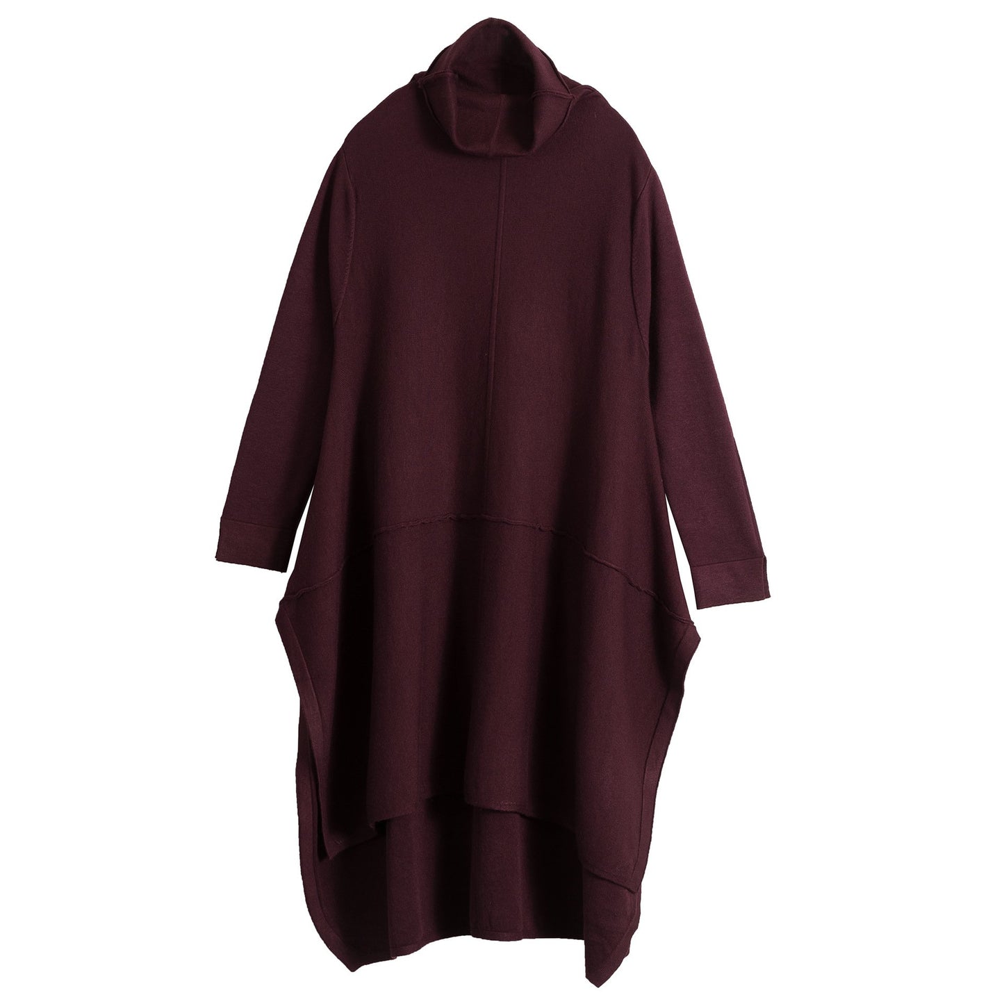 Women High Neck Irregular Fall Dresses-STYLEGOING