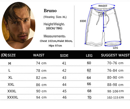 Casual Men Summer Beach Surfing Short Pants-STYLEGOING