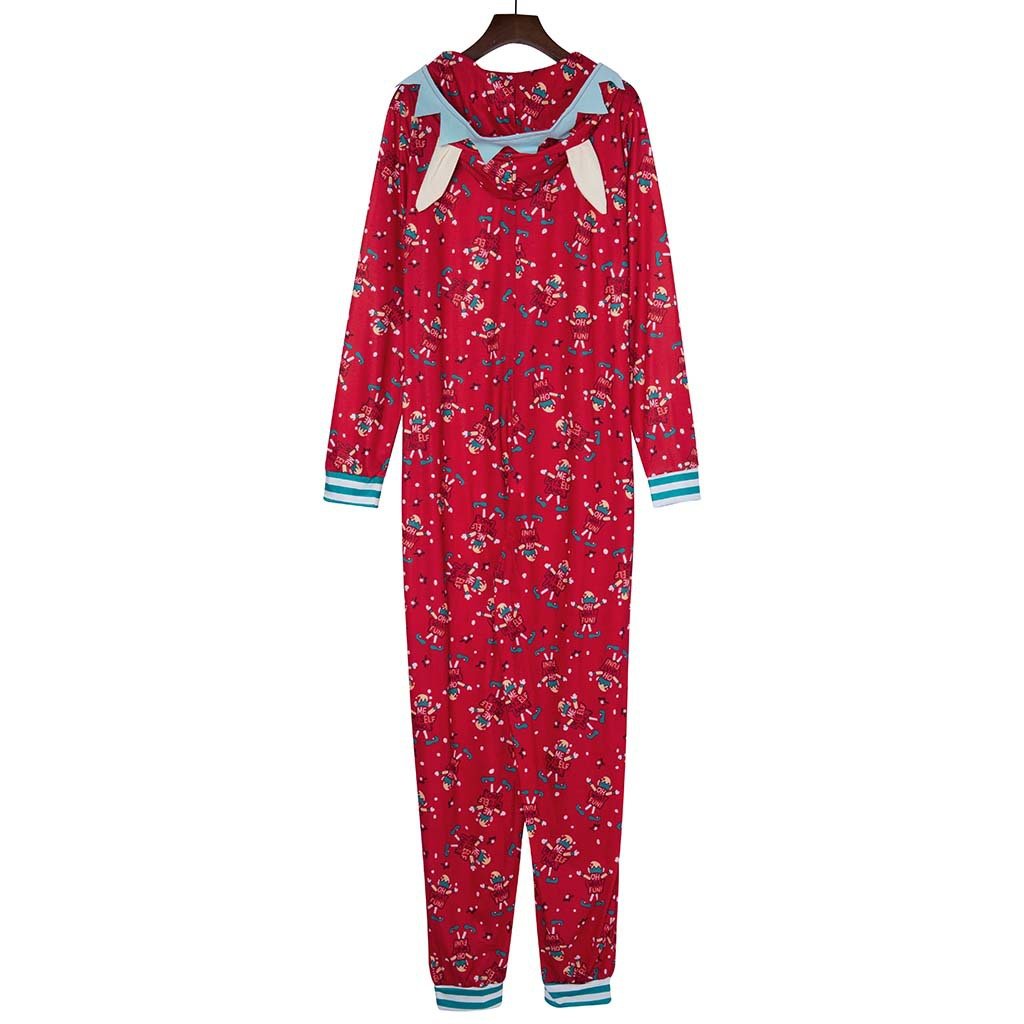 Christmas Parent-Child Hoodies Jumpsuits Pajamas
