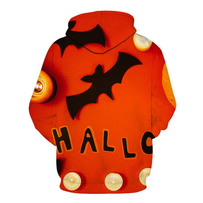 Lovely 3D Pumpkin Halloween Pullover Hoodies-STYLEGOING
