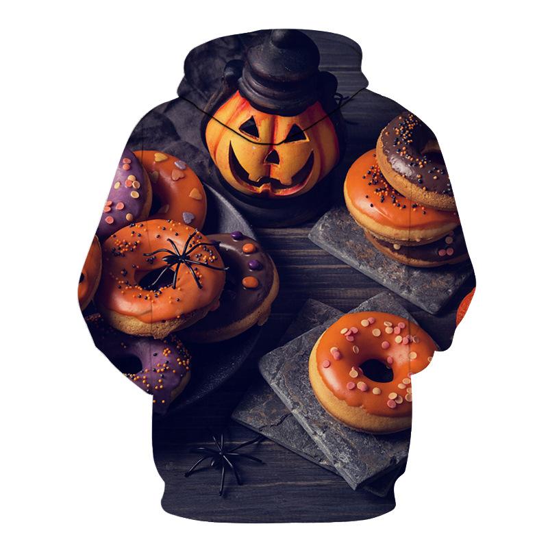Lovely 3D Pumpkin Halloween Pullover Hoodies-STYLEGOING