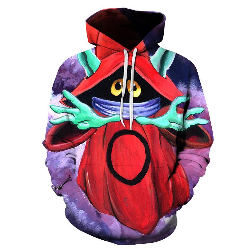 Lovely 3D Pumpkin Halloween Pullover Hoodies-STYLEGOING