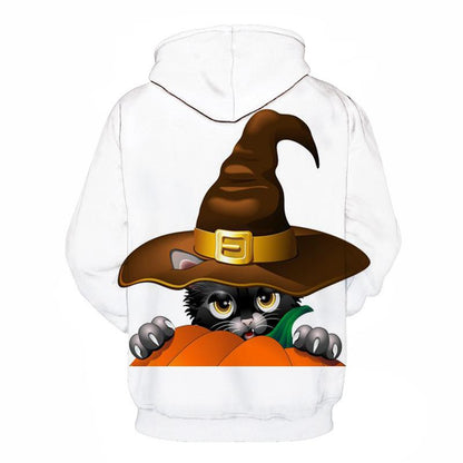 Lovely 3D Pumpkin Halloween Pullover Hoodies-STYLEGOING