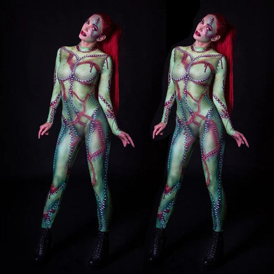 Holloween Masquerade Party Horrible 3D Jumpsuits-STYLEGOING