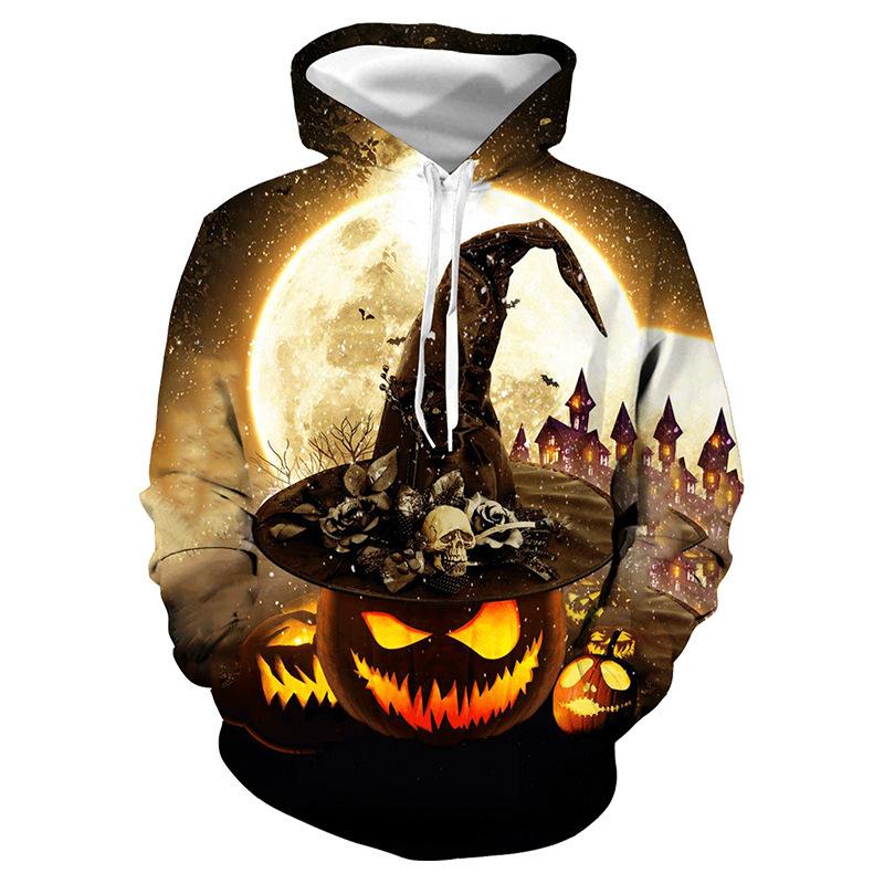 Happy Halloween 3D Print Plus Sizes Hoodies-STYLEGOING
