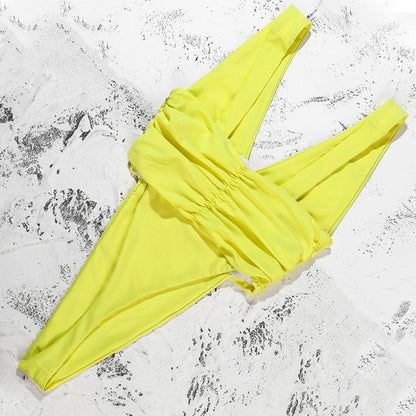 Sexy Straps One Piece Swimsuit-STYLEGOING