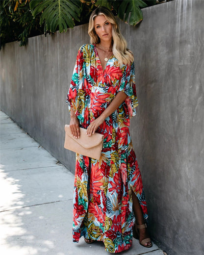 Casual Kimono Beachwear Cover Up Dresses