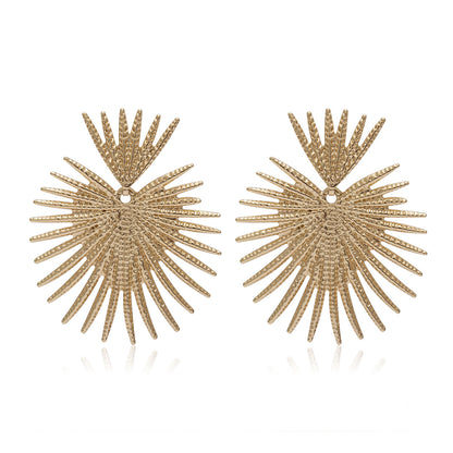 Women Sweethear Geometry Pattern Earrings
