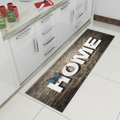 Home Wooden Design Non Slip Bathroom Kitchen Door Mats