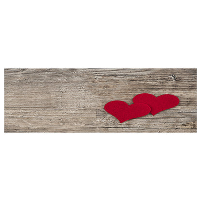 Home Wooden Design Non Slip Bathroom Kitchen Door Mats