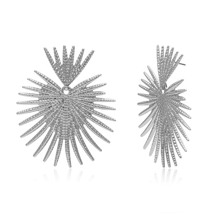 Women Sweethear Geometry Pattern Earrings