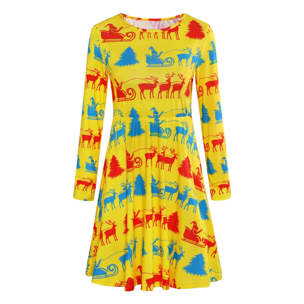 Winter Christmas Style Long Sleeves Dresses-STYLEGOING