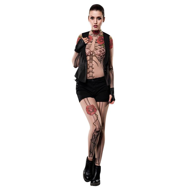 Holloween Horrible Human Skeleton Cosplay Jumpsuits-STYLEGOING