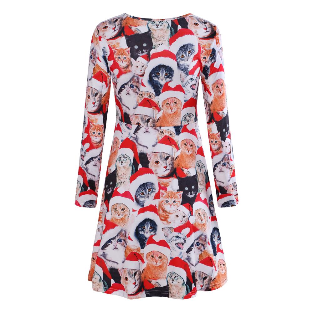 Winter Christmas Style Long Sleeves Dresses-STYLEGOING