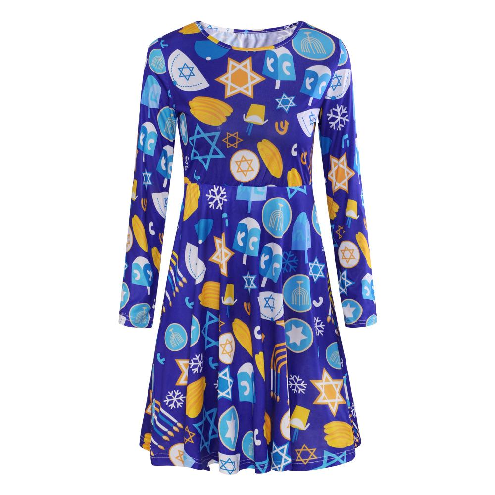 Winter Christmas Style Long Sleeves Dresses-STYLEGOING