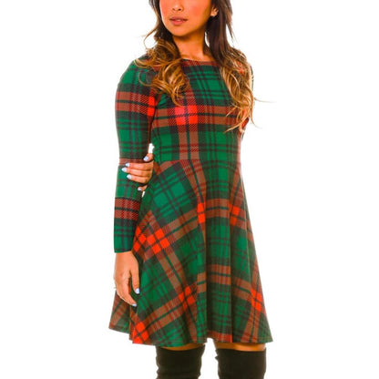 Winter Christmas Style Long Sleeves Dresses-STYLEGOING