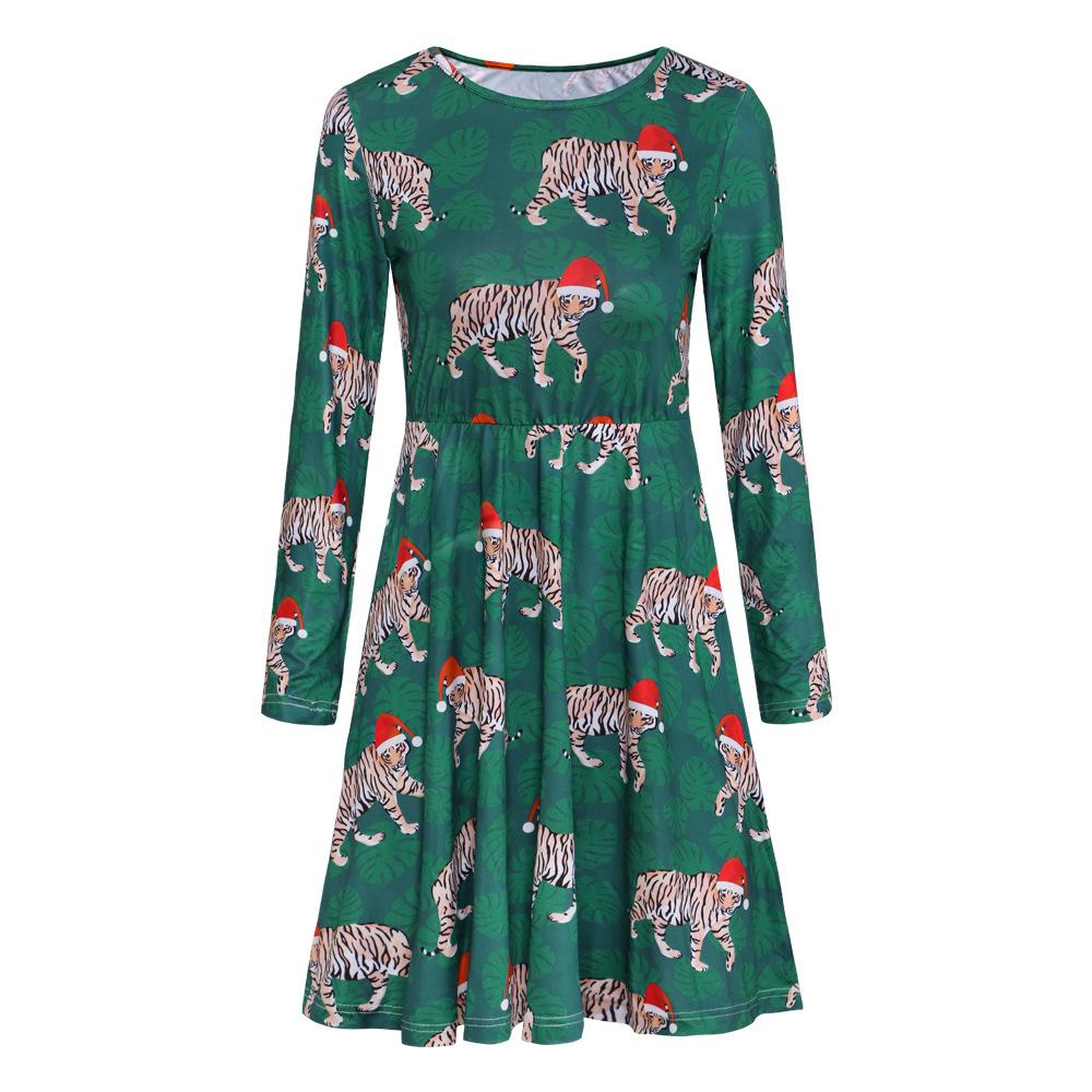 Winter Christmas Style Long Sleeves Dresses-STYLEGOING