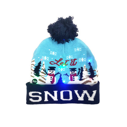 Merry Christmas Knitted Colorful Hats for Kids&Adult
