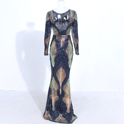 Sexy Mermaid Sequined Evening Dresses