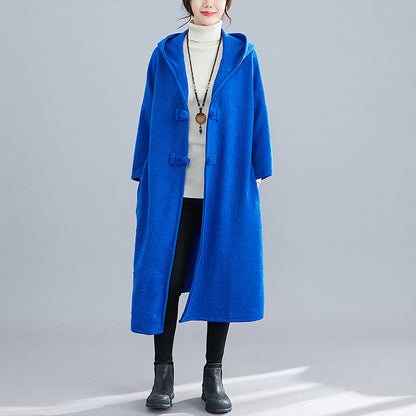 Vintage Plus Sizes Long Overcoat