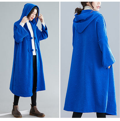 Vintage Plus Sizes Long Overcoat