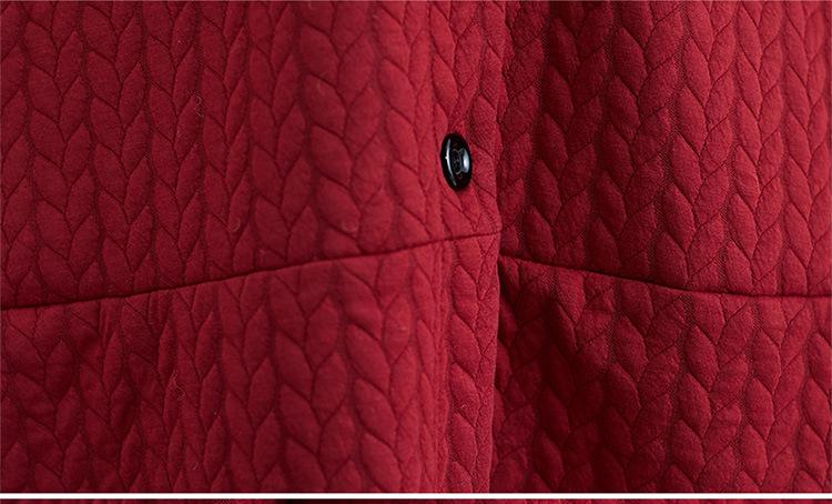 Women Plus Size Winter Knitting Overcoat-STYLEGOING