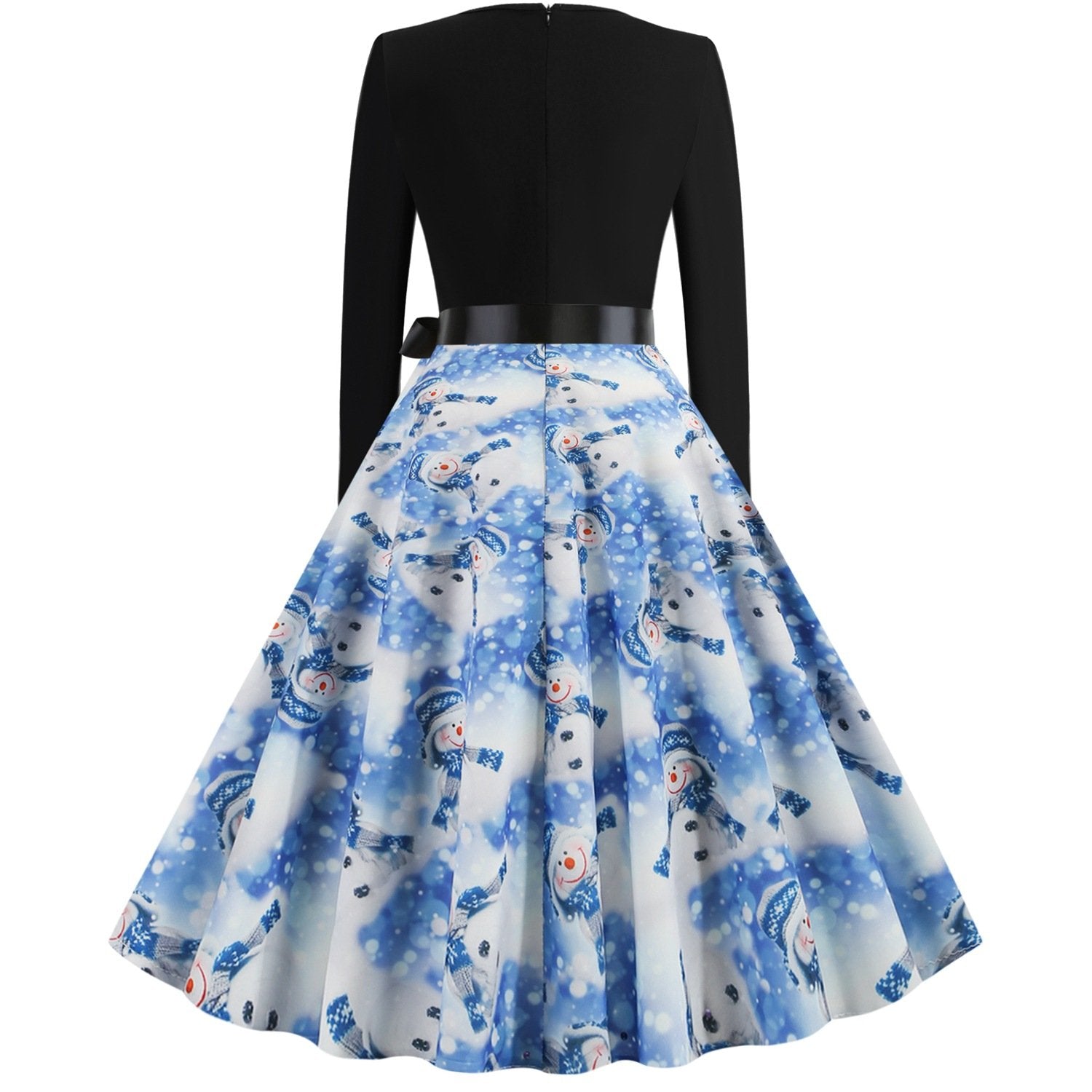 Merry Christmas Women Long Sleeves Winter Dresses-STYLEGOING
