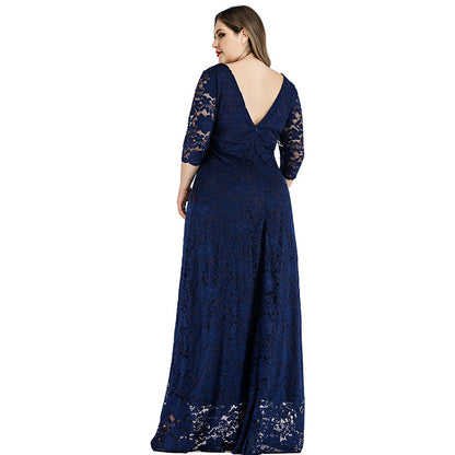 Plus Sizes Lace Evening Dresses for Women