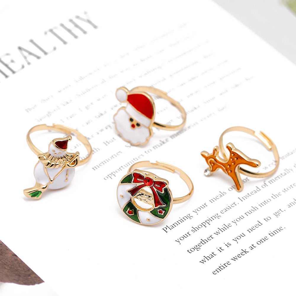 Merry Christmas Design Rings for Kids&Adult