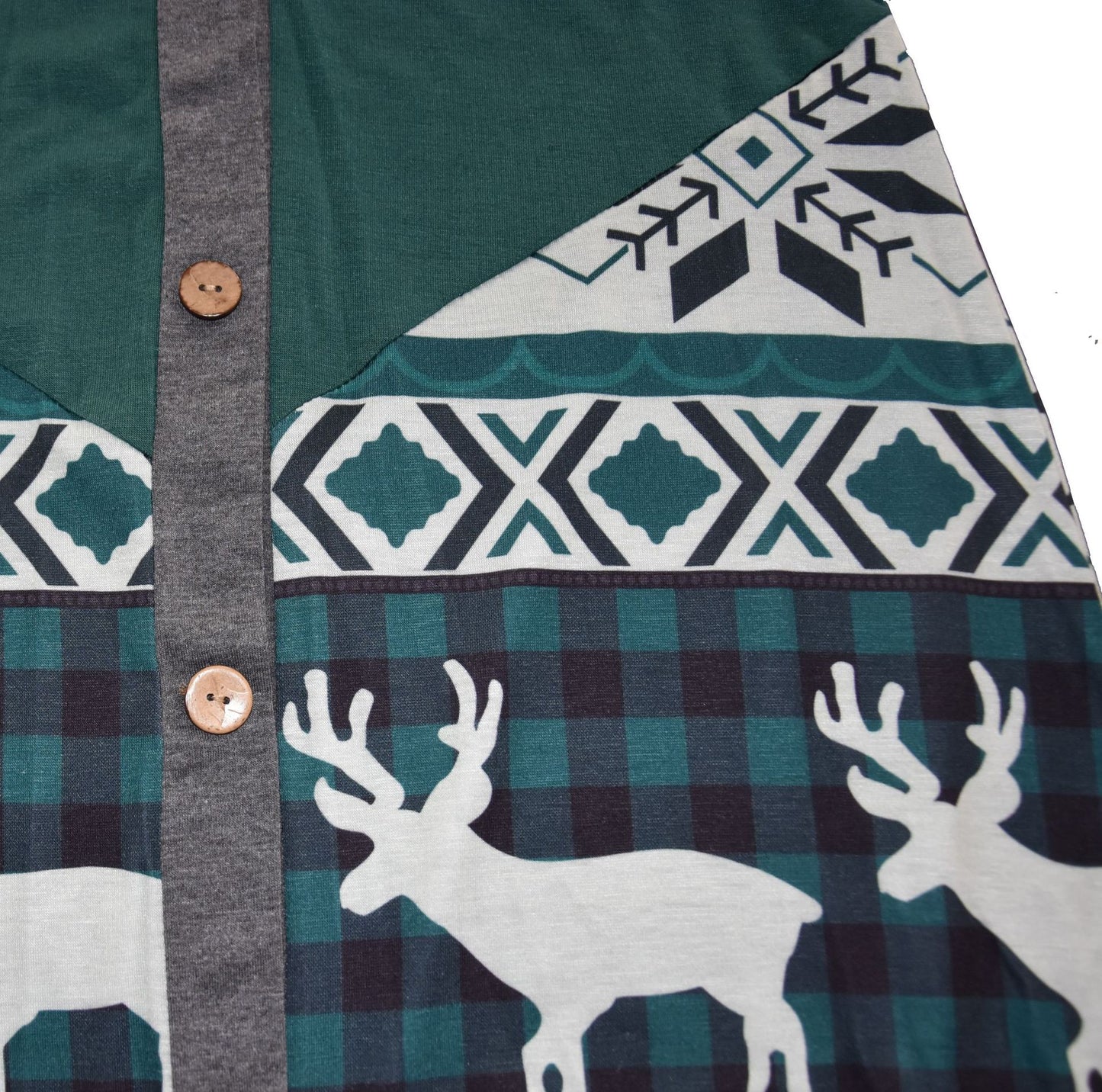 Vintage Christmas Long Sleeves Shirt Dresses