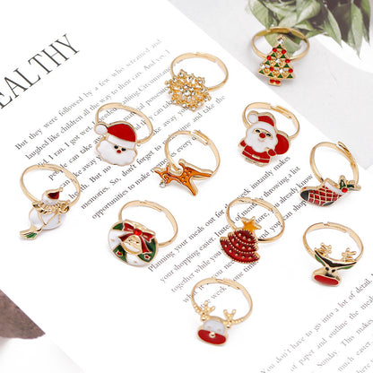 Merry Christmas Design Rings for Kids&Adult