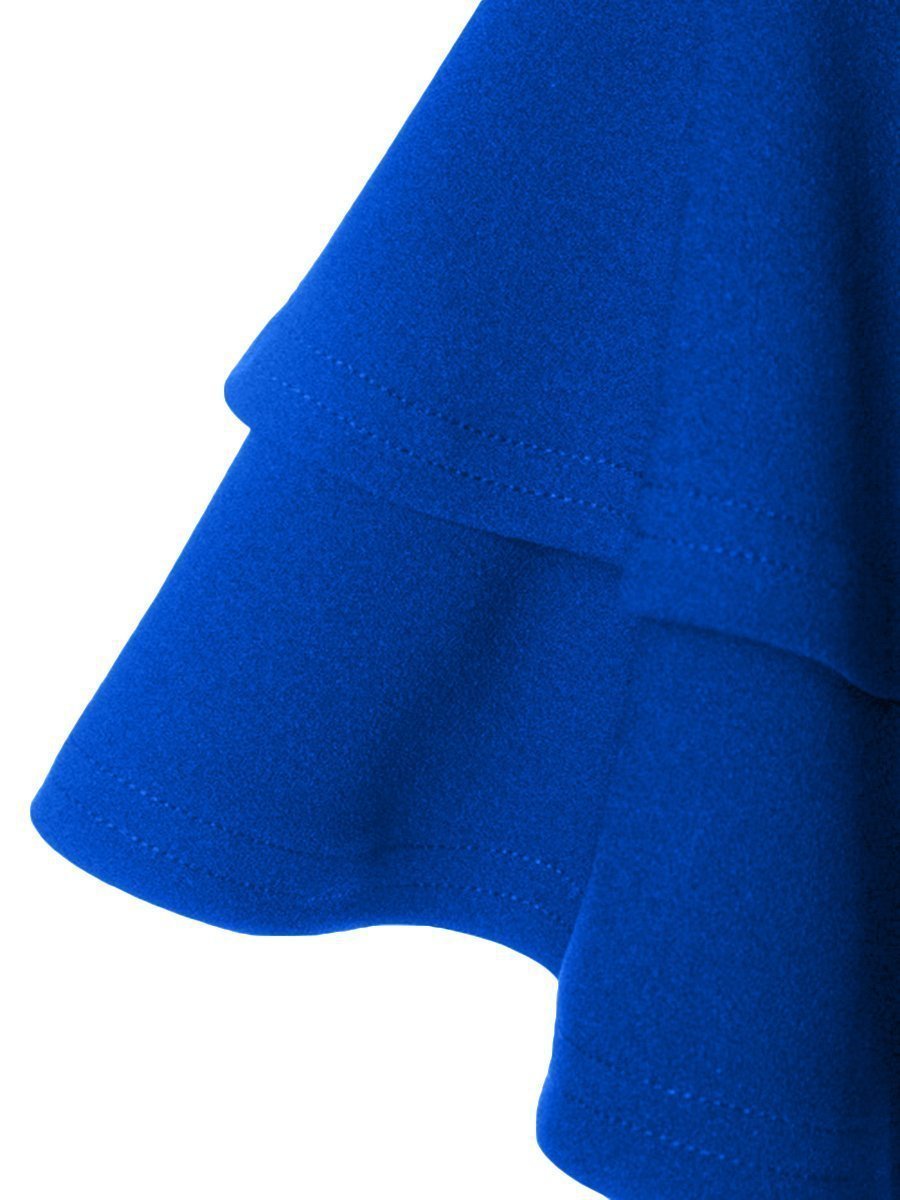 Sexy Bodycon Ruffled Plus Size Midi Dresses-STYLEGOING