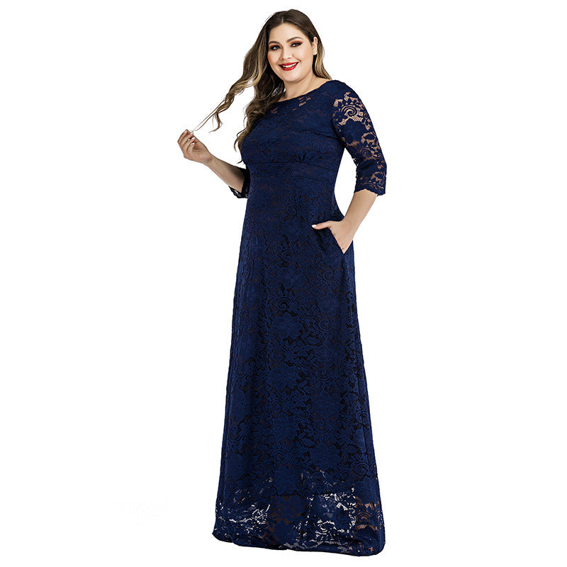Plus Sizes Lace Evening Dresses for Women