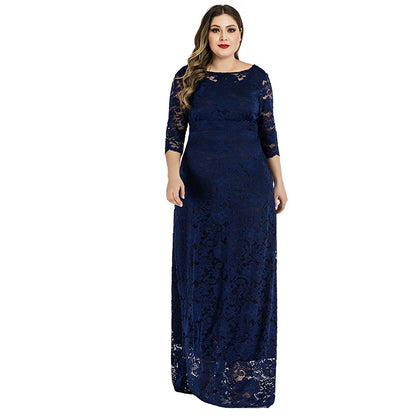 Plus Sizes Lace Evening Dresses for Women